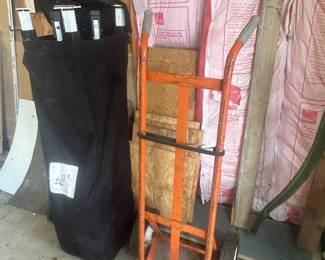 Pop up canopy and dolly