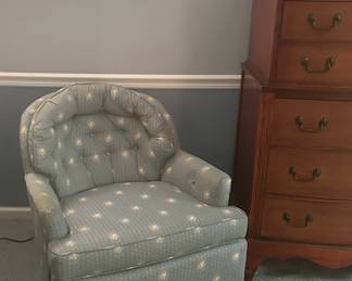 Upholstered Bedroom Chair