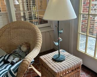 Wicker Side Table