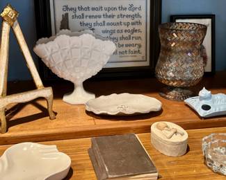 Milk Glass Vase