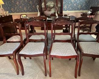 Set 8 Victorian Style Dining Chairs