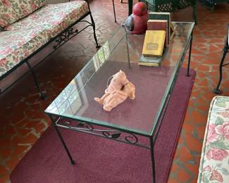 Metal Glass Coffee Table