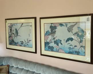 Pair Asian Prints