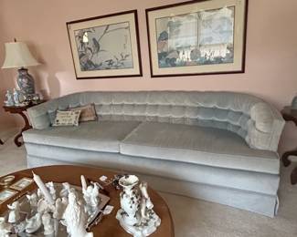 Mid Century Chesterfield Style Sofa