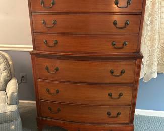 Mahogany 6 Drawer Chest