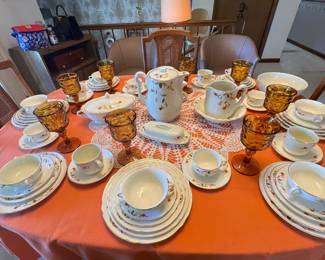 Jewel tea set dishes