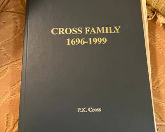 Cross family genealogy book