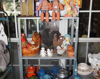 Roosters/Coffee Pots/Ducks