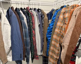 Men's Clothing (mostly size L & XL)
