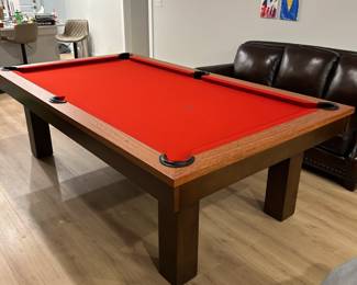 PRESALE $3,500     Olhausen West End Pool Table with Sliding Storage and KODA Equipment    (Text Chase Tate at 256-658-3102 if interested in presale item)
