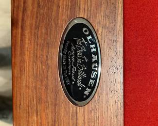 PRESALE $3,500     Olhausen West End Pool Table with Sliding Storage and KODA Equipment    (Text Chase Tate at 256-658-3102 if interested in presale item)