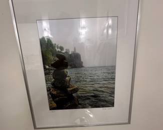 Michael Diduch original framed photograph; "Rock Stack" 16 1/4" x 20.5" $75