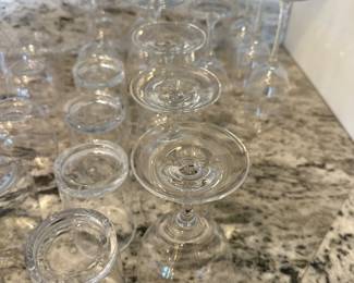 Glassware $1 ea. 