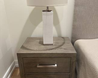 Restoration Hardware nightstand; 26" w x 24" t x 20" d; $395