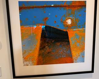 Jean Larson original framed artwork; 37" x 37"; $950