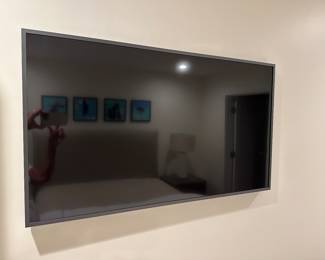 43" Samsung Frame TV with black frame; $400