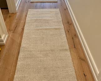 Three Restoration Hardware Ben Soleimani runners; 33.5" x 9' ea.; $300 ea. with pad