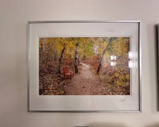 Original signed photograph; 20.5" x 16.5" $75