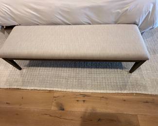 Restoration Hardware Morgan bench 20" d x 62" l x 16" t; $600