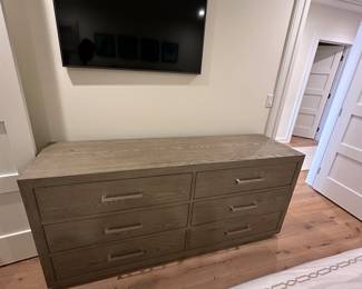 Restoration Hardware dresser; 20" d x 33" t x 72" l; $650