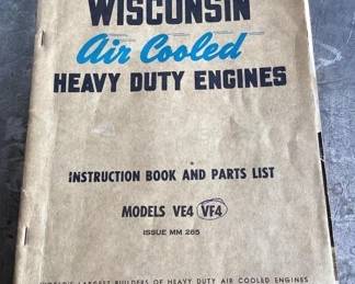 Vintage Wisconsin Engine Manual
