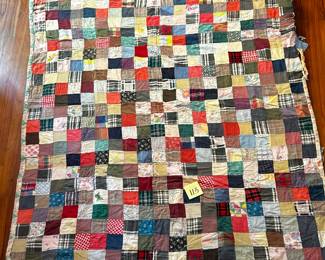 Hand Stitched Patchwork Quilt