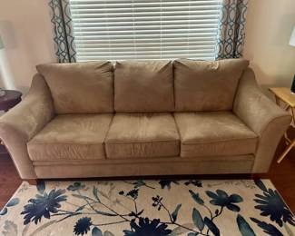 Kevin Charles tan sofa