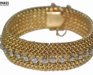 Ladies Diamond Yellow Gold Eloga Conceal