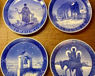WW2 era Royal Copenhagen plates