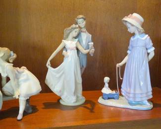 Many Lladro pieces