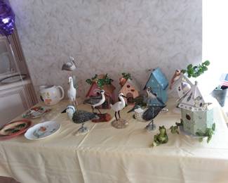 Bird and birdhouses