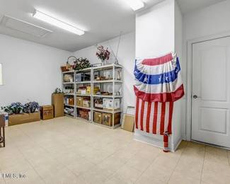 Upstairs storage