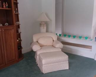 Sherrill chair & ottoman