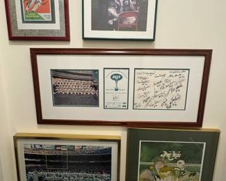 Superbowl Jets signed picture middle other Jets pictures