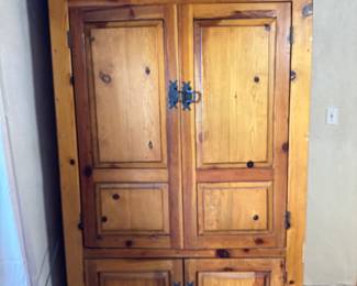 Huge Mexican armoire & tv cabinet