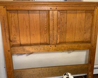 Handmade full headboard
