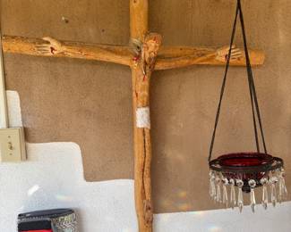 Large handmade crucifix