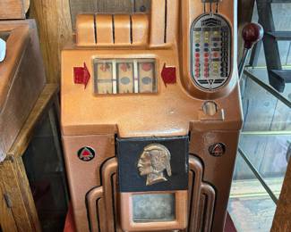 5 cent 1940 Jennings working slot machine