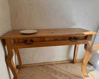 Sofa table rustic style