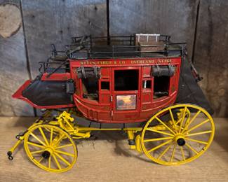 Heavy metal Wells Fargo carriage