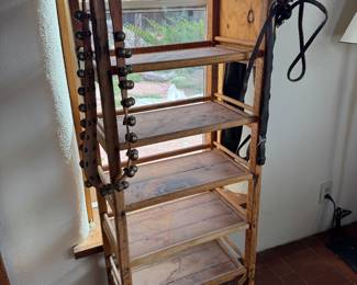 Small antique bakers rack