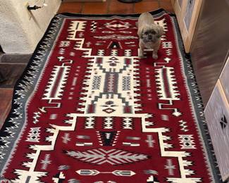 Large room size Navajo rug. Mint condition