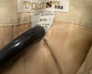 Vintage linen shorts