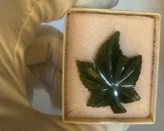 JADE Vintage Brooch