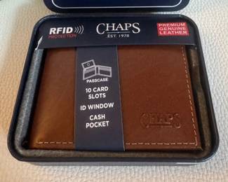 NEW Chaps Brown Wallet
