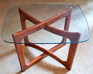 MID CENTURY ADRIAN PEARSALL BOOMERANG END TABLE