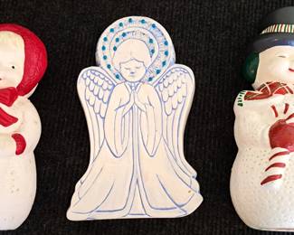 CERAMIC SNOWMAN