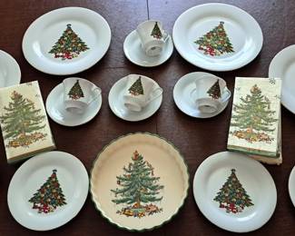 SPODE QUICHE & OTHER CHRISTMAS PLATES