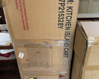 New in box kitchen island cart