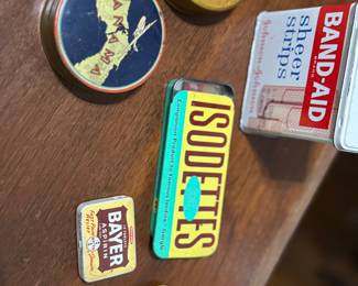 Vintage tins